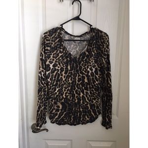 Cheetah print long sleeve